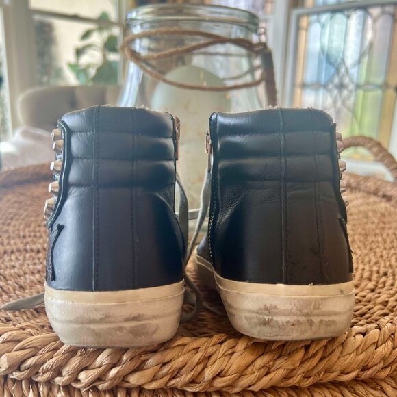 Golden Goose Slides with Silver Studs EU36 ~ Fits like US7 - Picture 12 of 13